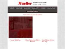 Tablet Screenshot of mueller1875.com